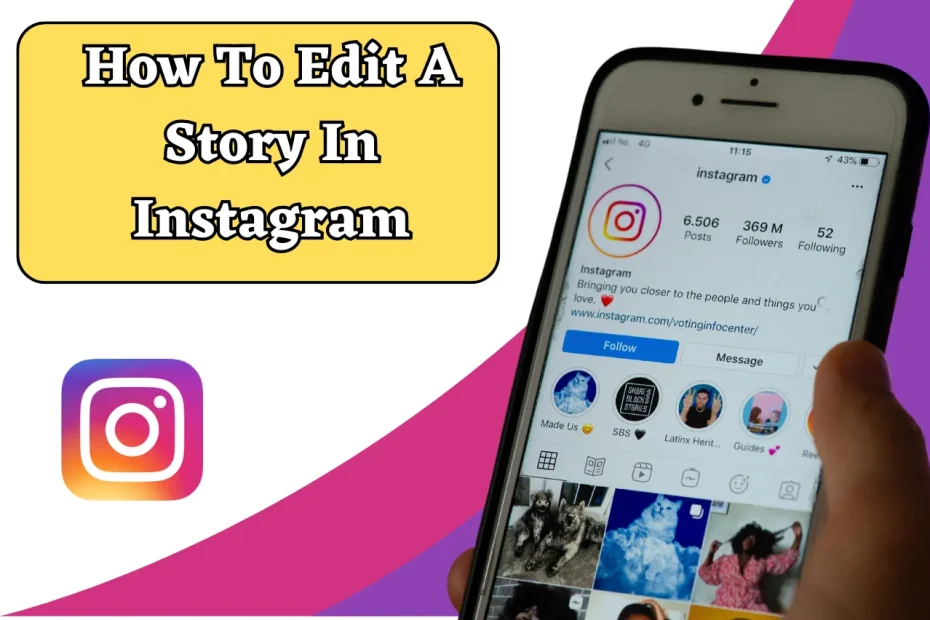 how to edit a story in instagram